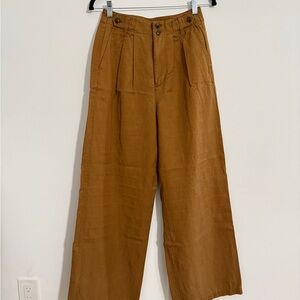 Madewell Women’s Brown Wide Leg Pants